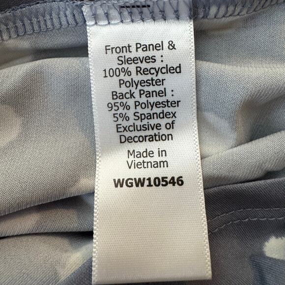 41 Hawthorn Split Neck Blouse Women’s Gray White Polka Dot Short Sleeve XS NWT - Picture 7 of 7